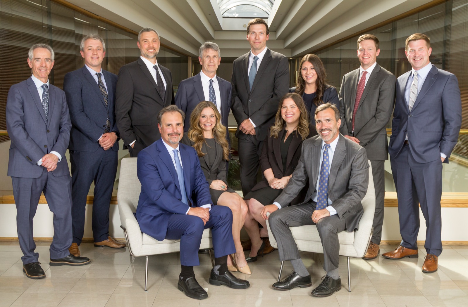 Professional corporate group photo